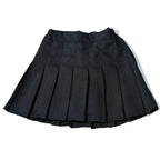 Summer Girl Pleated Skirt Children Summer Skirt Girls Mini Skirts Vintage Pleated Skirt 3-13Y Junior Girls Ruched Cullottes